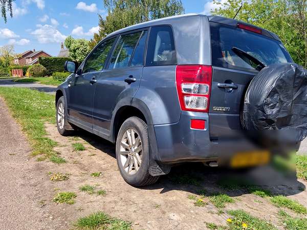 Four wheel drive collected for scrap from a rural property